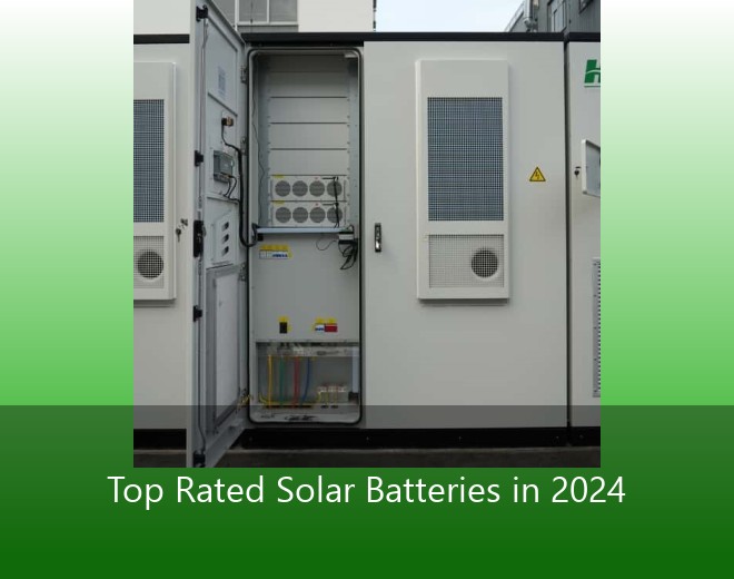 Top Rated Solar Batteries in 2024